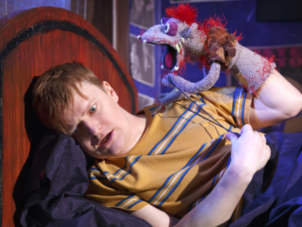 Steven Boyer in a scene from HAND TO GOD on Broadway - Photo by Joan Marcus_edited-1